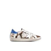 Golden Goose Leo Horsy Hibiscus Sneakers White, Dam