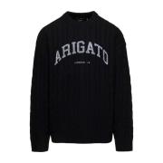 Axel Arigato Svarta Prime Sweaters Black, Herr