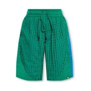Adidas Originals Grön & Marinblå Öppenväv Shorts Green, Herr