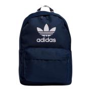 Adidas Originals Blå ryggsäck med Trifolio-logotyp Blue, Unisex