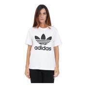 Adidas Originals Vit Logo Trifoglio T-shirt White, Dam