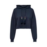 ONLY Stilfull Sweatshirt Blue, Dam