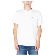 Tommy Jeans Herr Signature T-Shirt White, Herr