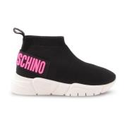 Love Moschino Kvinnors Platform Sneakers Black, Dam