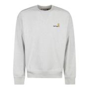 Carhartt Wip Amerikansk Script Sweatshirt White, Herr