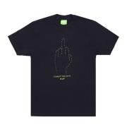 HUF Connect the Dots Tee Black, Herr