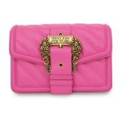 Versace Jeans Couture Rosa Polyester Axelväska - Trendig Modell Pink, ...