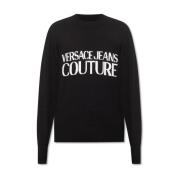 Versace Jeans Couture Tröja med logotyp Black, Herr