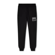 Versace Jeans Couture Sweatpants med logotyp Black, Herr