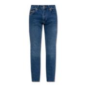 Versace Jeans Couture Slim-Fit Blå Herr Jeans - Storlek 42 Blue, Herr