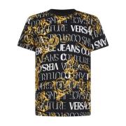 Versace Jeans Couture Kortärmad Logo Couture T-shirt - M Black, Herr