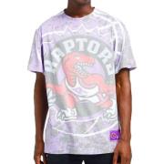 Mitchell & Ness Camiseta Raptors Jumbotron Tee Purple, Herr
