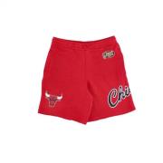 Mitchell & Ness NBA Game Day French Terry Shorts Hardwood Classics Red...