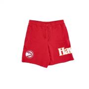 Mitchell & Ness NBA Game Day French Terry Shorts Hardwood Red, Herr