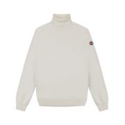 Colmar Herr ull och cashmere turtleneck tröja White, Dam