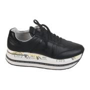 Premiata Snygga Sneakers Black, Dam