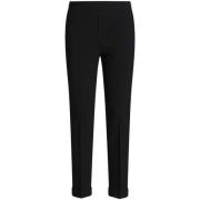 Etro Cropped Trousers Black, Dam