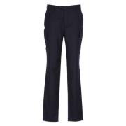 Brunello Cucinelli Blåa Slim-Fit Ullbyxor Blue, Herr