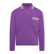 Palm Angels Polo-t-Skjorta Purple, Herr