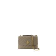 Tory Burch Kira Chevron Cross Body Väska Gray, Dam