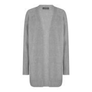 MOS Mosh Thora Lång Cardigan Gray, Dam