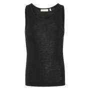 InWear Ärmlös Top, Slim Fit Black, Dam