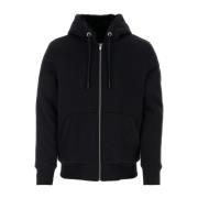 Moose Knuckles Zip-through Sweatshirt för Män Black, Herr