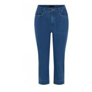 C.Ro Sommar Cropped Jeans Vera Modell Blue, Dam