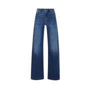 Liu Jo Regular Fit Flare Jeans Blue, Dam