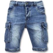 Enos Korta Herr Jeansshorts - Shorts av Medium Längd Man - J981 Blue, ...