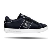 Emporio Armani EA7 Blåa Avslappnade Sneakers för Kvinnor Blue, Dam