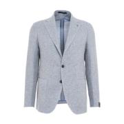 Tagliatore Blå Ss23 Blazer och Cargo Byxor Set Blue, Herr