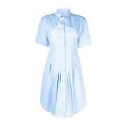 Marni Skjortklänningar - Avslappnad Chic Kollektion Blue, Dam