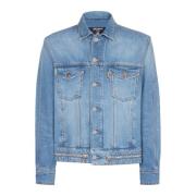 Balmain Jeansjacka med dragkedja Blue, Herr