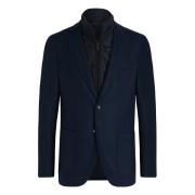 Boggi Milano Ulljacka med avtagbar bib Blue, Herr