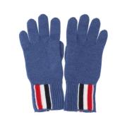 Thom Browne Gloves Blue, Herr