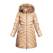 Moncler ‘Chandre’ dunjacka Beige, Dam