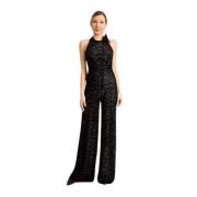 Twinset Spets Jumpsuit Black, Dam