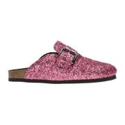 Philosophy di Lorenzo Serafini Rosa Glitter Slipper Sandaler Pink, Dam