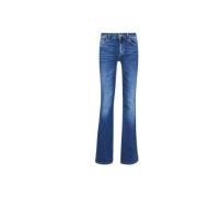 Liu Jo Boot-Cut Denim Jeans Blue, Dam