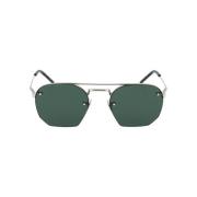 Saint Laurent Stiliga solglasögon med smaragdgrön ombre-design Green, ...