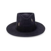 Nick Fouquet Cenote hat with bow Blue, Herr