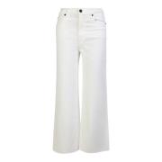 Slvrlake Wide Jeans White, Dam