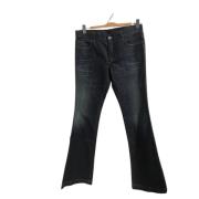 Gucci Vintage Pre-owned Bomull jeans Blue, Dam