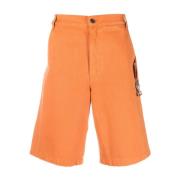 Jacquemus Långa shorts i djärvt orange Orange, Herr