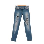 Dolce & Gabbana Pre-owned Pre-owned Bomull jeans Blue, Dam