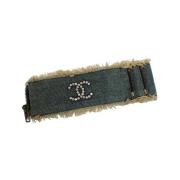 Chanel Vintage Pre-owned Denim armband Blue, Dam