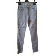 Acne Studios Pre-owned Pre-owned Bomull jeans Blue, Dam