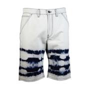 Msgm Shorts White, Herr