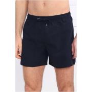 Emporio Armani Broderade Logotyp Polyester Badshorts Black, Herr